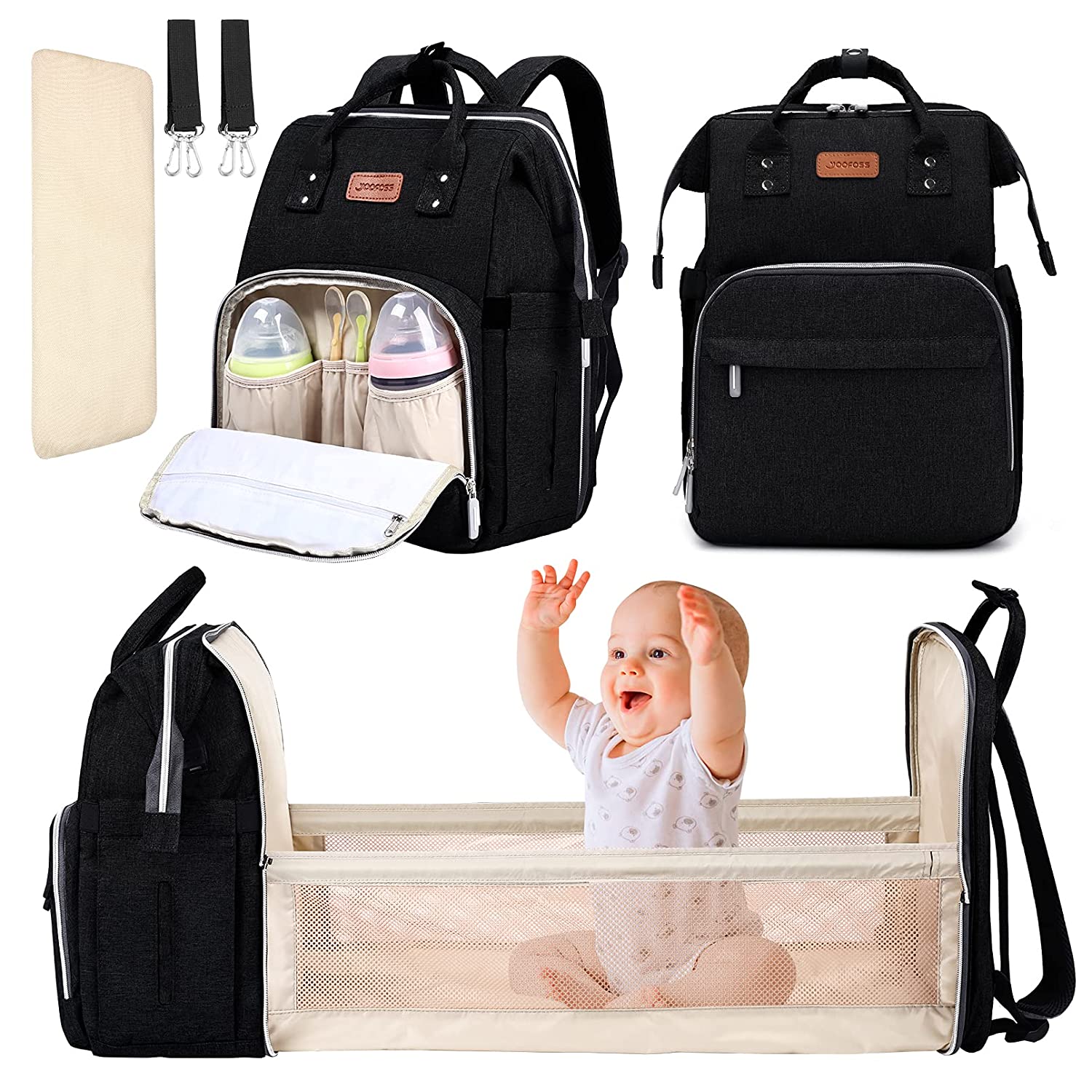 Pomelo Best Changing Backpack Diaper Bag Backpack, Multifunction Travel  Baby Bag for Newborn Baby Gifts